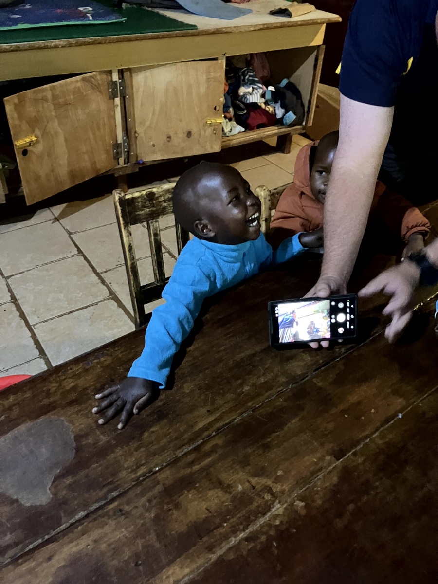 A child during Children Shine’s Kenya mission