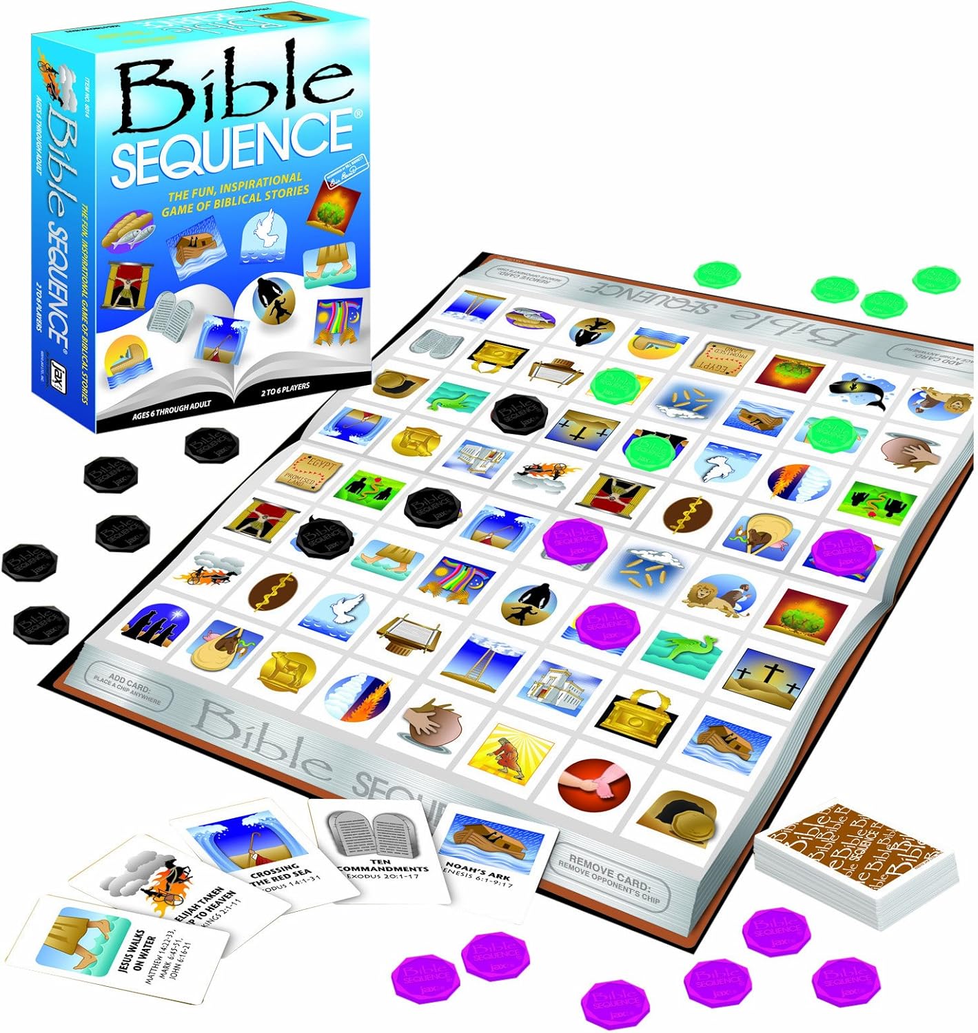 Bible Sequence family board game of biblical stories